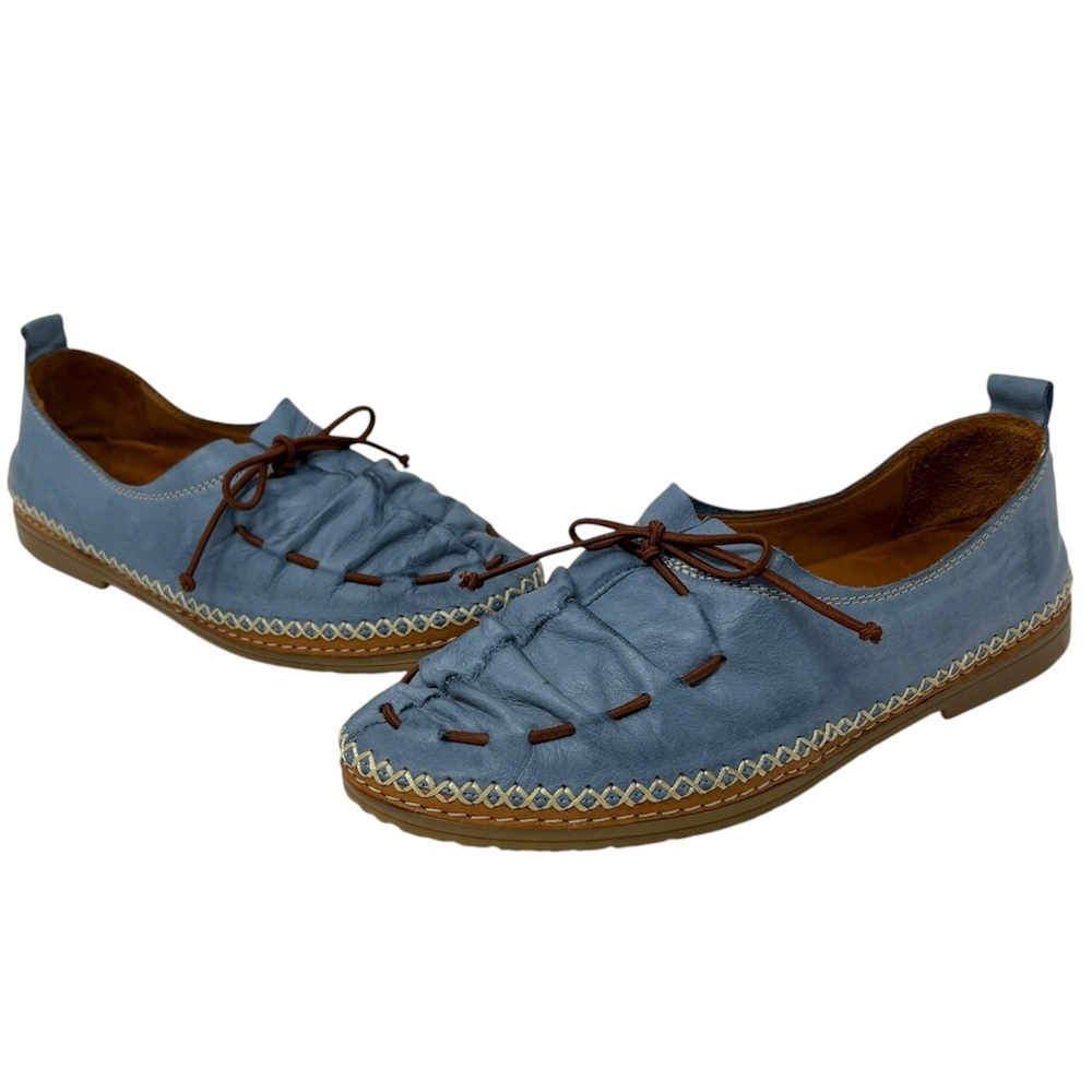 Spring Step Berna leather slip-on shoe Blue EU38